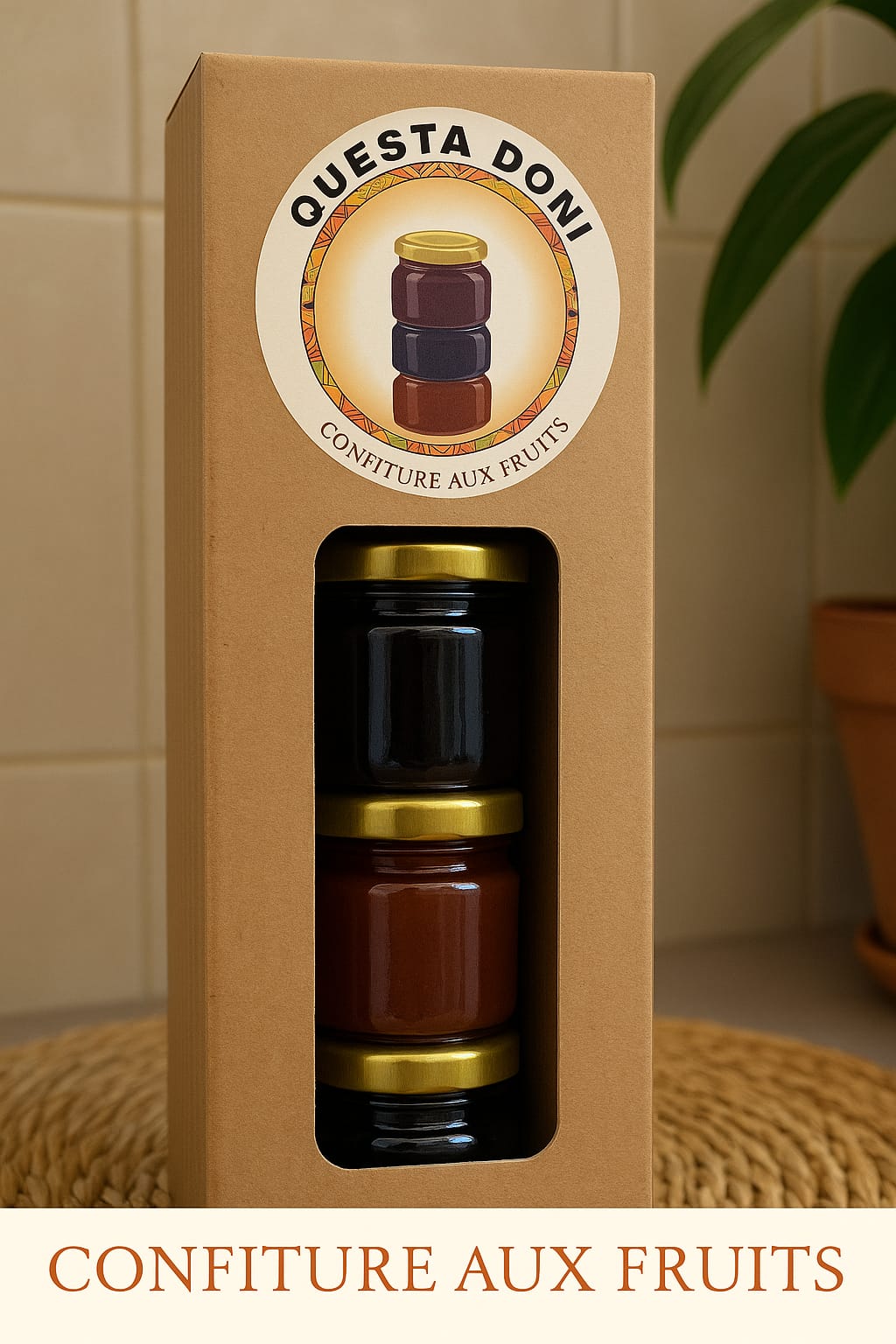 Coffret Dégustation – 3 Mini Confitures Artisanales Africaines